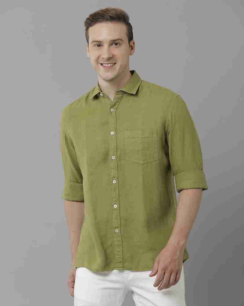 Linen club shirt piece best sale