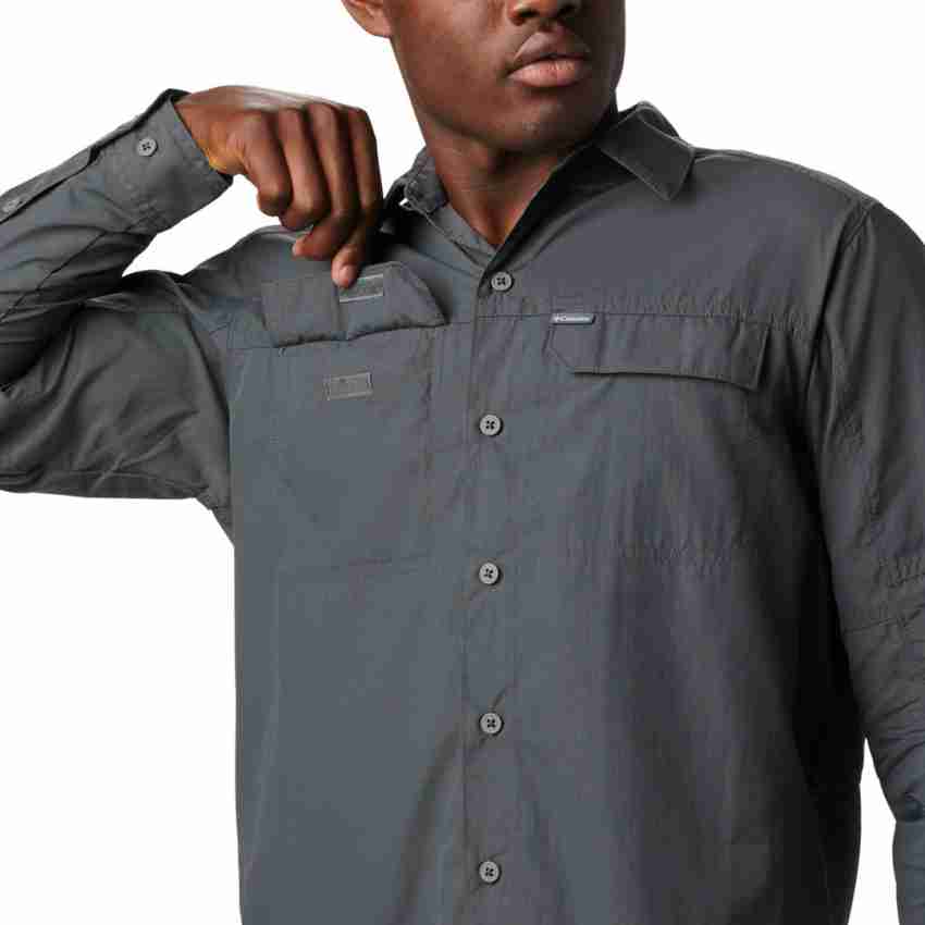 Columbia Sportswear Men Solid Casual Brown Shirt - Buy Columbia Sportswear  Men Solid Casual Brown Shirt Online at Best Prices in India