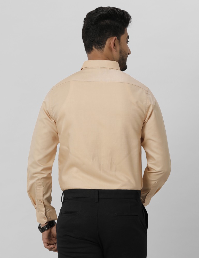 Crazee Wear Men Solid Casual Beige Shirt - Buy Beige Crazee Wear Men Solid  Casual Beige Shirt Online at Best Prices in India