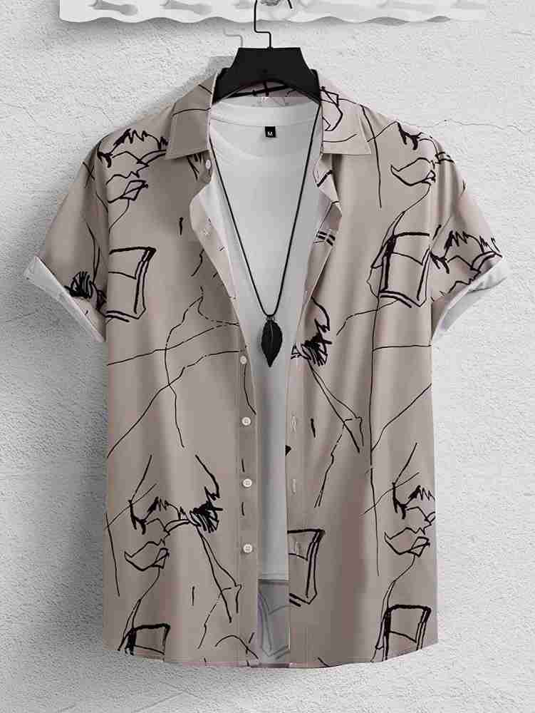 Lymio Casual Shirt for Men|| Shirt for Men|| Men Stylish Shirt || Men  Printed Shirt (Squre)