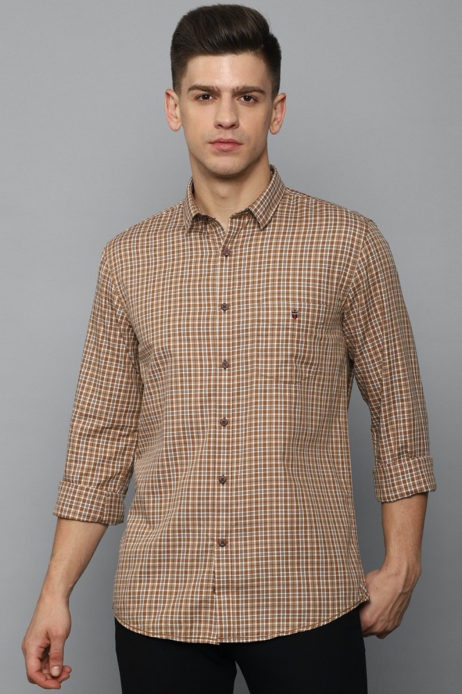 LP Shirts, Louis Philippe Beige Shirt for Men at Louisphilippe.com