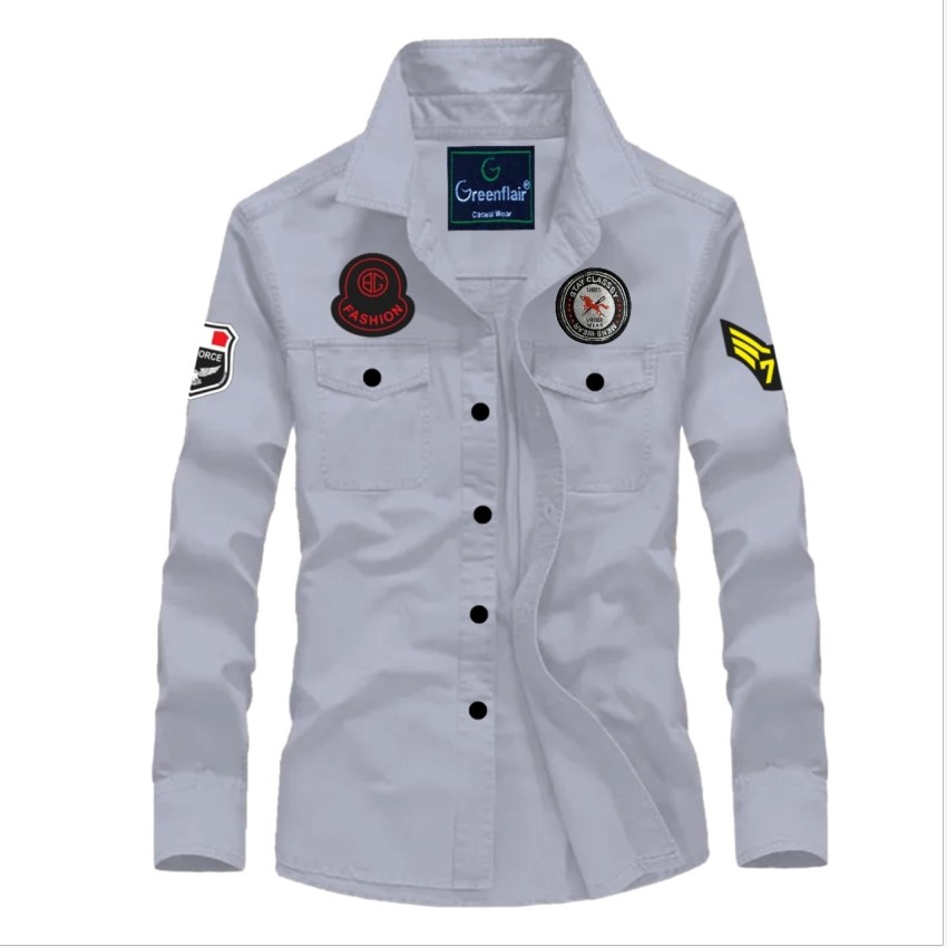 military type shirt