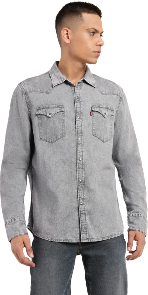 Levi grey shirt hotsell