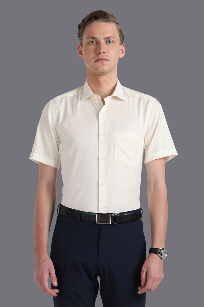 Buy Louis Philippe Cream Shirt Online - 793623