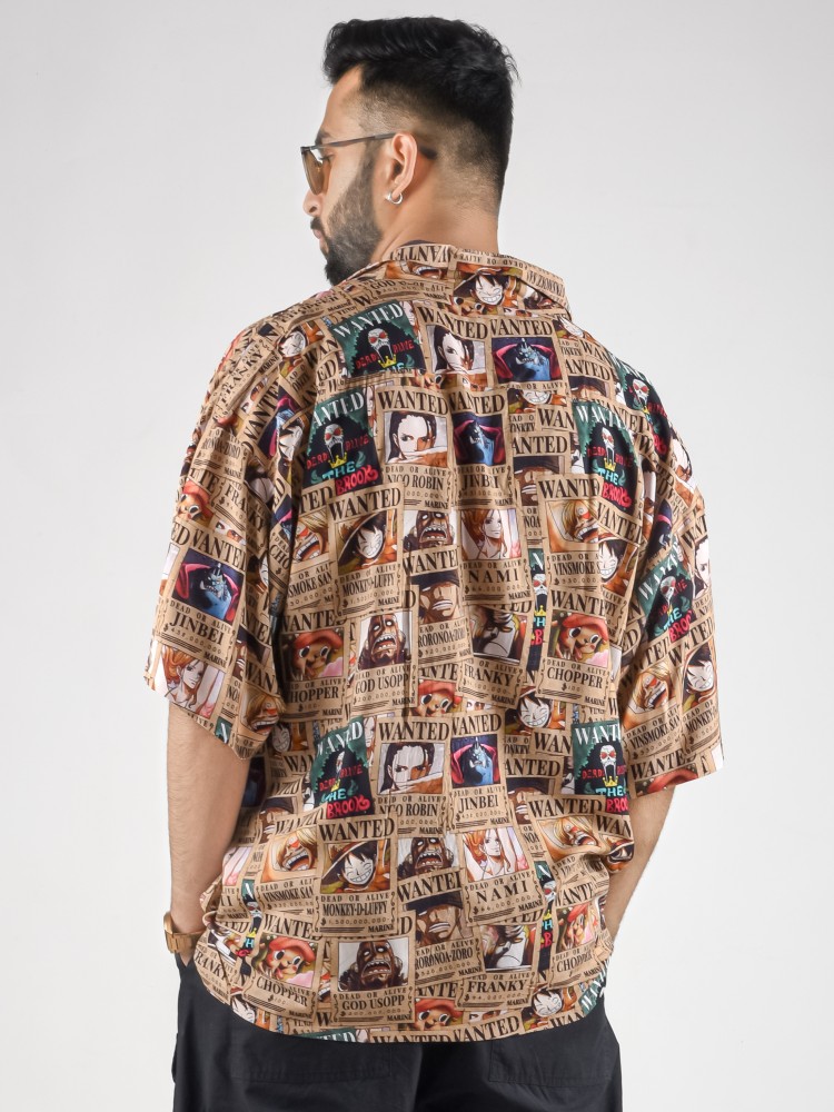 Wanted Pirates Hawaiian Shirt (Oversize Kimono Fit), ComicSense