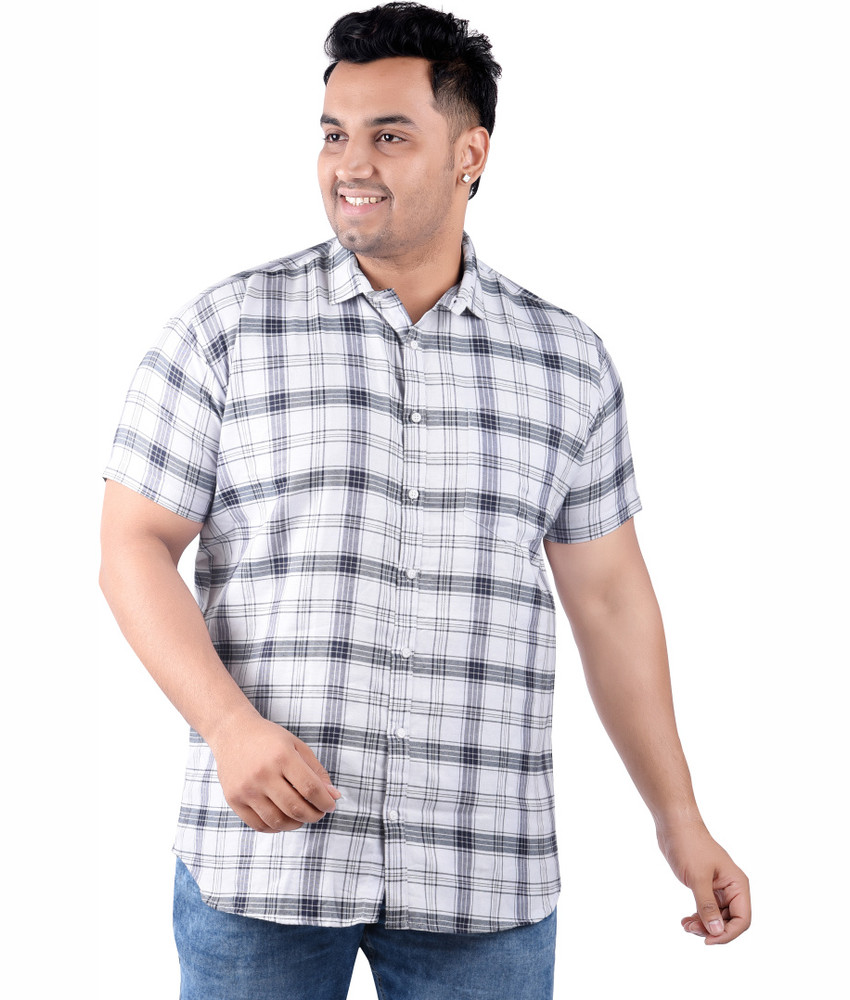 10XL CLOTHING CO. Men Checkered Casual White Shirt Buy 10XL CLOTHING CO. Men Checkered Casual White Shirt Online at Best Prices in India Flipkart