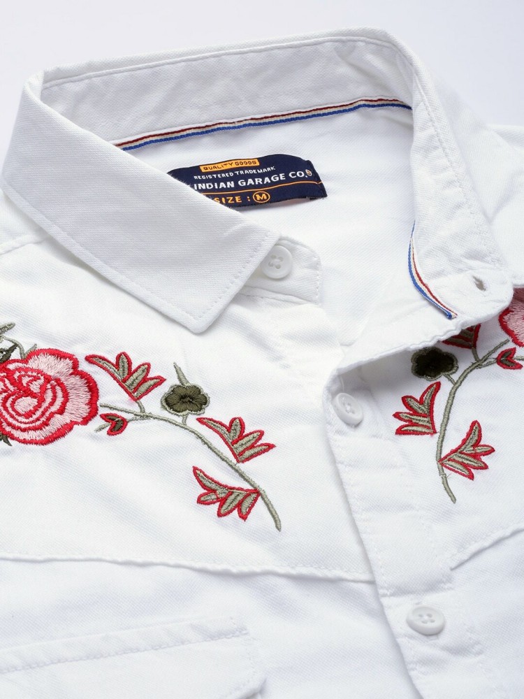 Embroidered Shirts at best price in Pune by Atellier Embroiderys Exim India