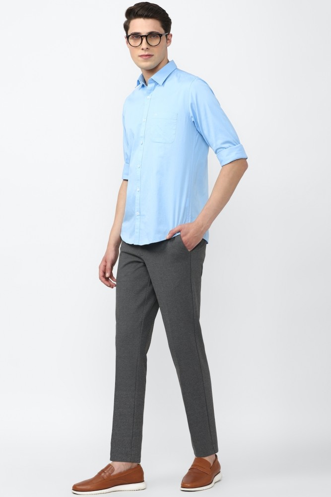 How To Wear A Blue Shirt With Grey Pants Outfits Tips  Ready Sleek