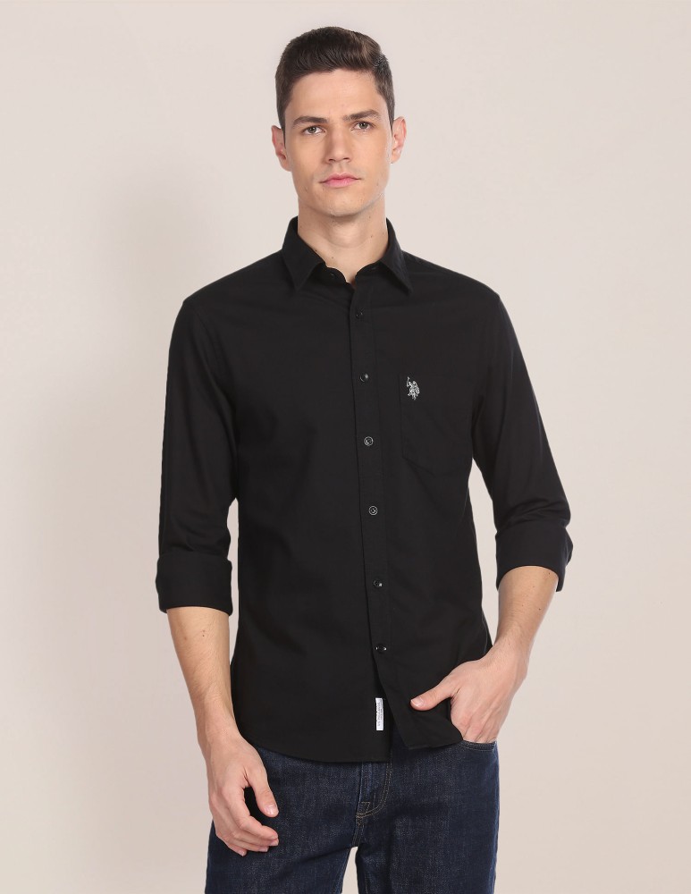 Black store shirt flipkart