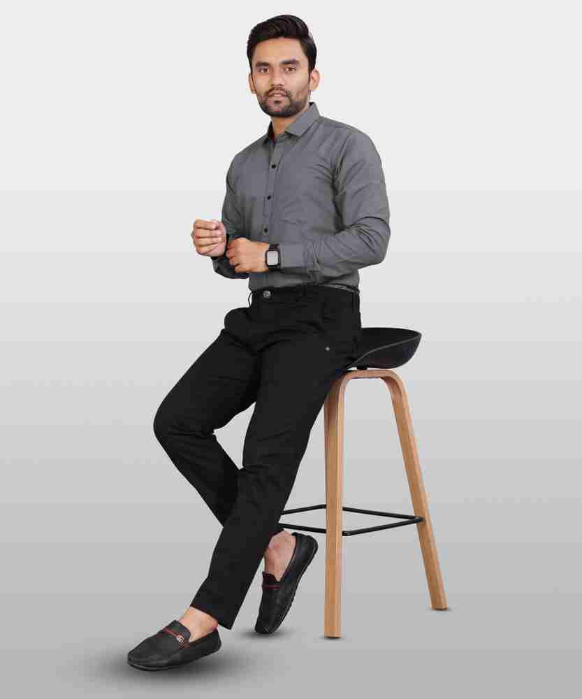 Grey and best sale black formal