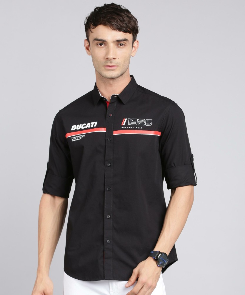 Majestic Man Men Printed Casual Black Shirt - Buy Majestic Man Men Printed  Casual Black Shirt Online at Best Prices in India