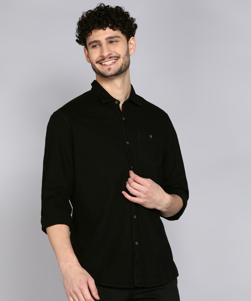 Black shirt with cheap which colour jeans