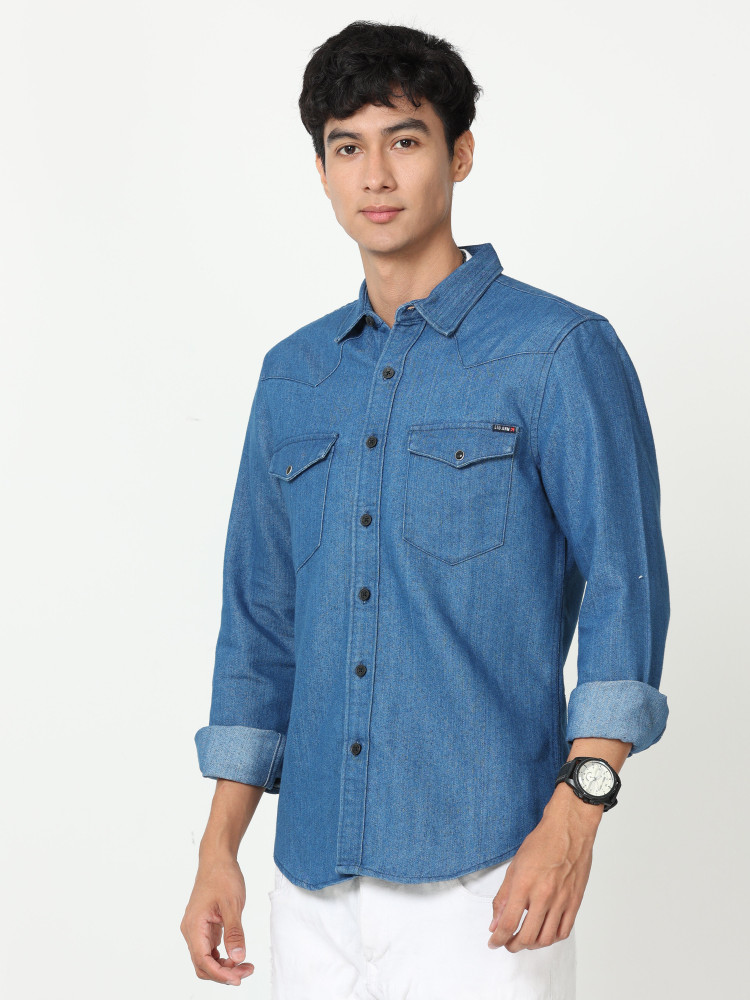 mens xl denim shirt