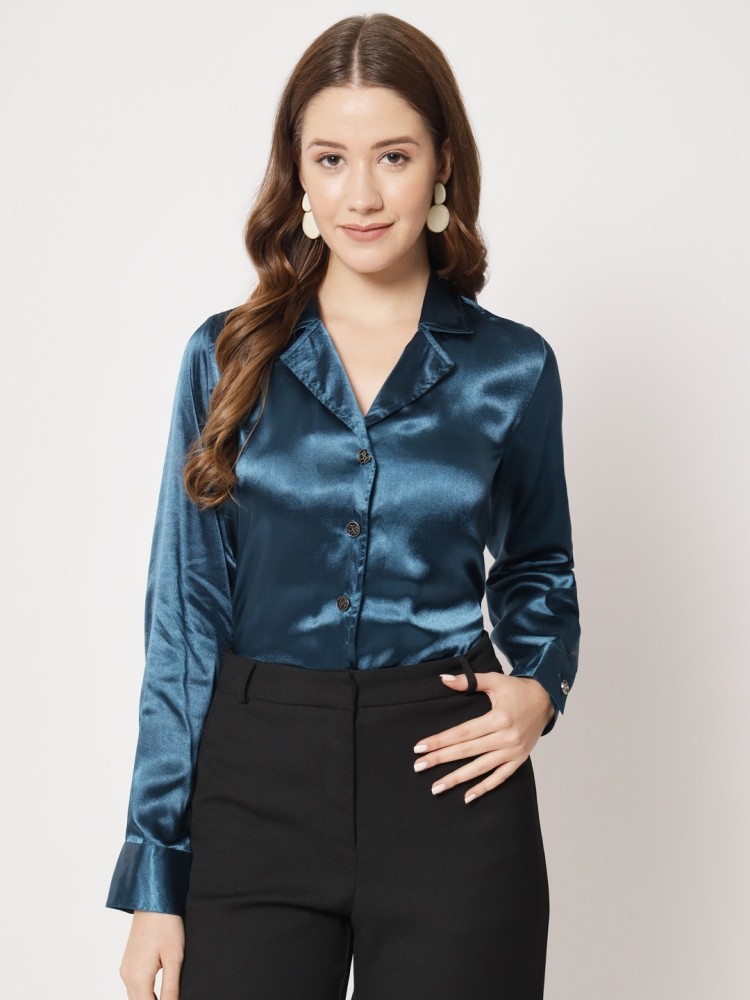 Buy Blue Shirts for Women by Charmgal Online