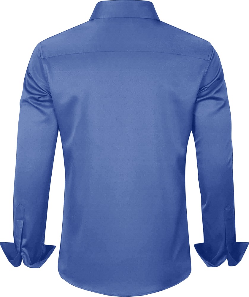 Khushi Creation Men Solid Casual Dark Blue Shirt - Buy Khushi 