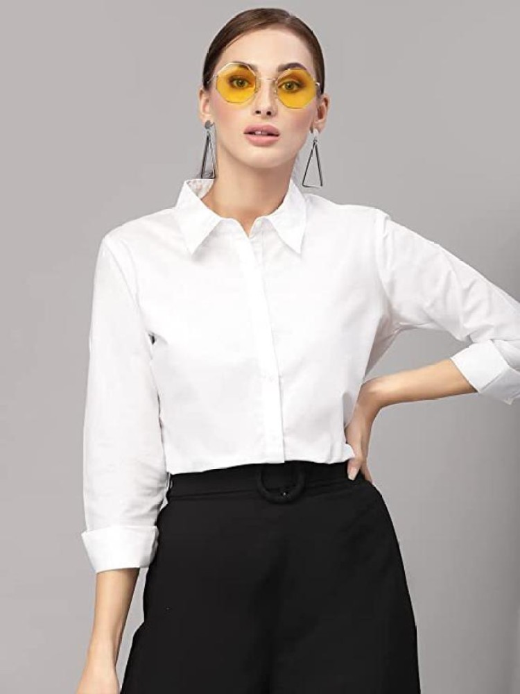 H and m outlet white shirt womens