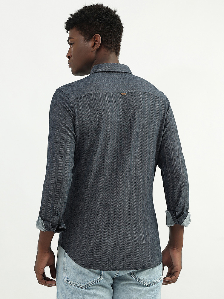 United Colors of Benetton Men Striped Casual Blue Shirt Buy United Colors of Benetton Men Striped Casual Blue Shirt Online at Best Prices in India Flipkart
