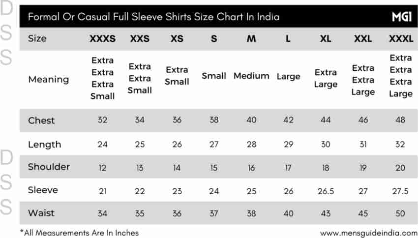 H and m 2024 mens size chart