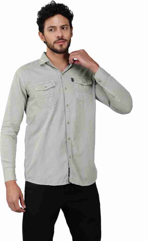 Buy Bright Blue RFD Cotton Shirt for Men Online in India -Beyoung