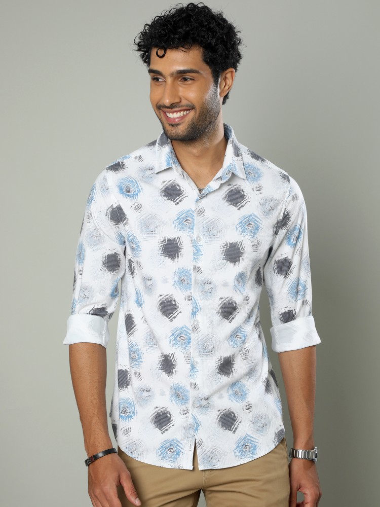 FLY69 Men Printed Casual Multicolor Shirt - Buy FLY69 Men Printed Casual  Multicolor Shirt Online at Best Prices in India