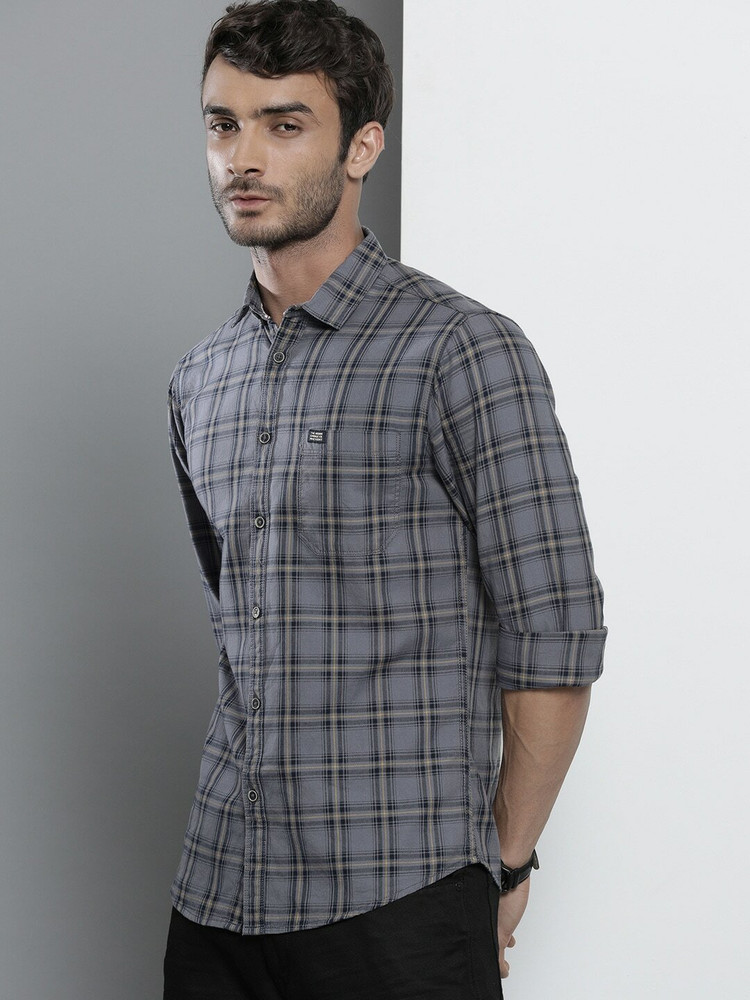 トップス TSY ORIGINAL OMBRE CHECK SHIRTS // GRAY TSY ORIGINAL OMBRE CHECK SHIRTS【BLACK TAG】// GR
