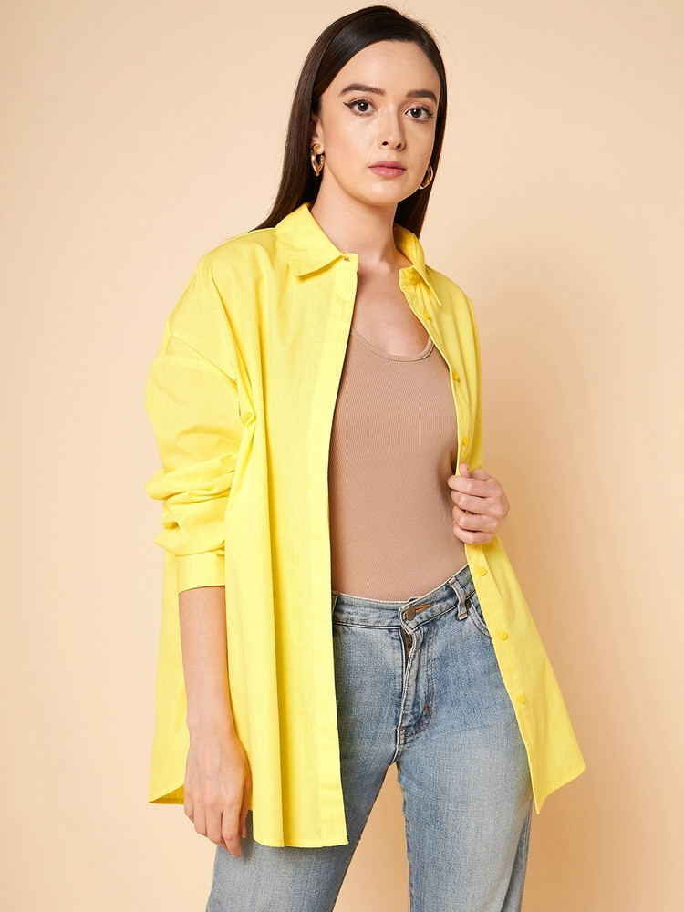 womens pale yellow top