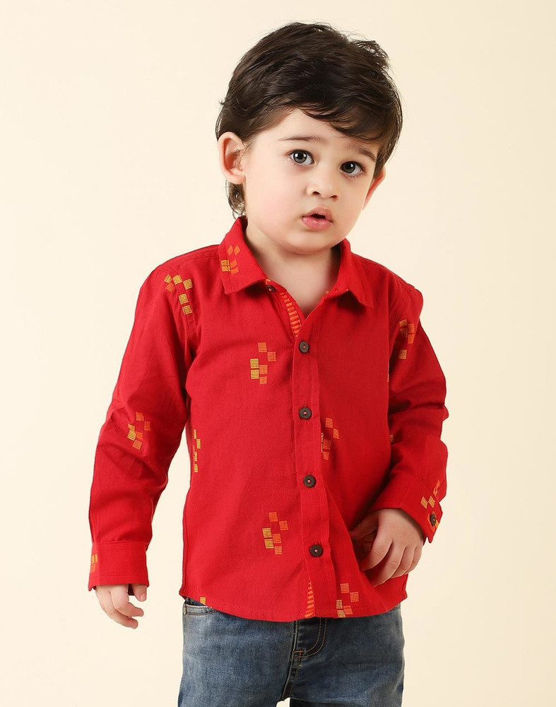 Red shirt discount for baby boy