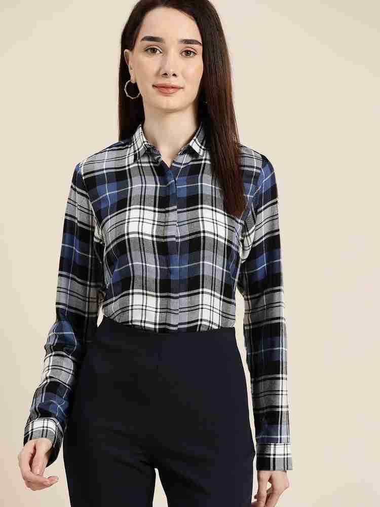 Hancock Women Checkered Formal Multicolor Shirt Buy Hancock Women Checkered Formal Multicolor Shirt Online at Best Prices in India Flipkart