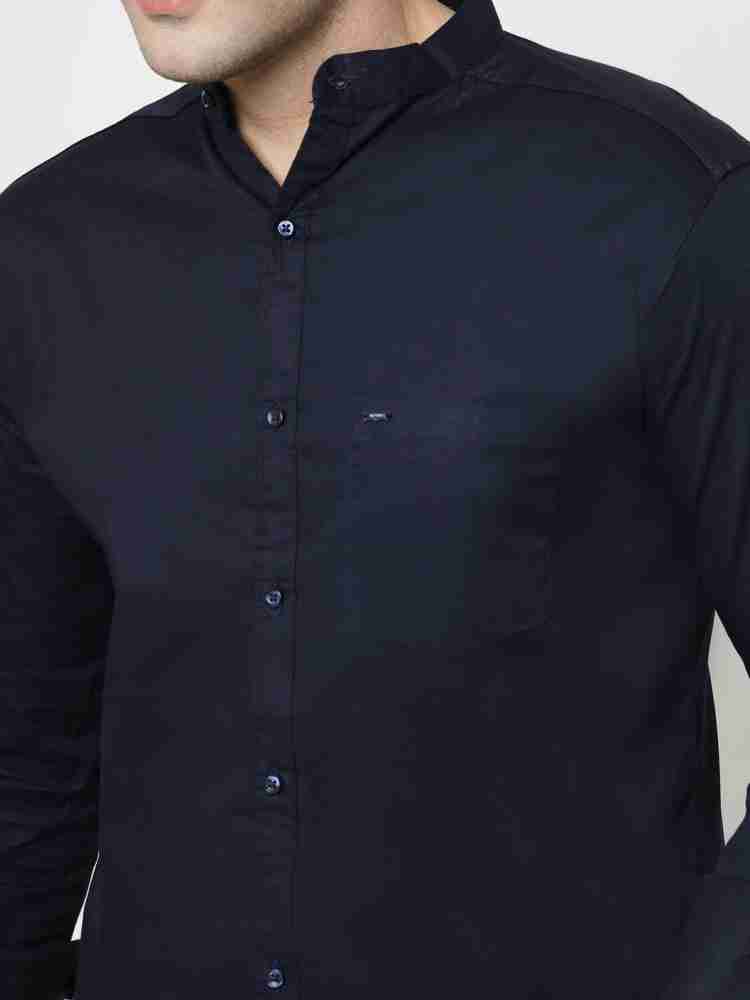 METRONAUT Men Solid Casual Dark Blue Shirt - Buy METRONAUT Men Solid Casual  Dark Blue Shirt Online at Best Prices in India