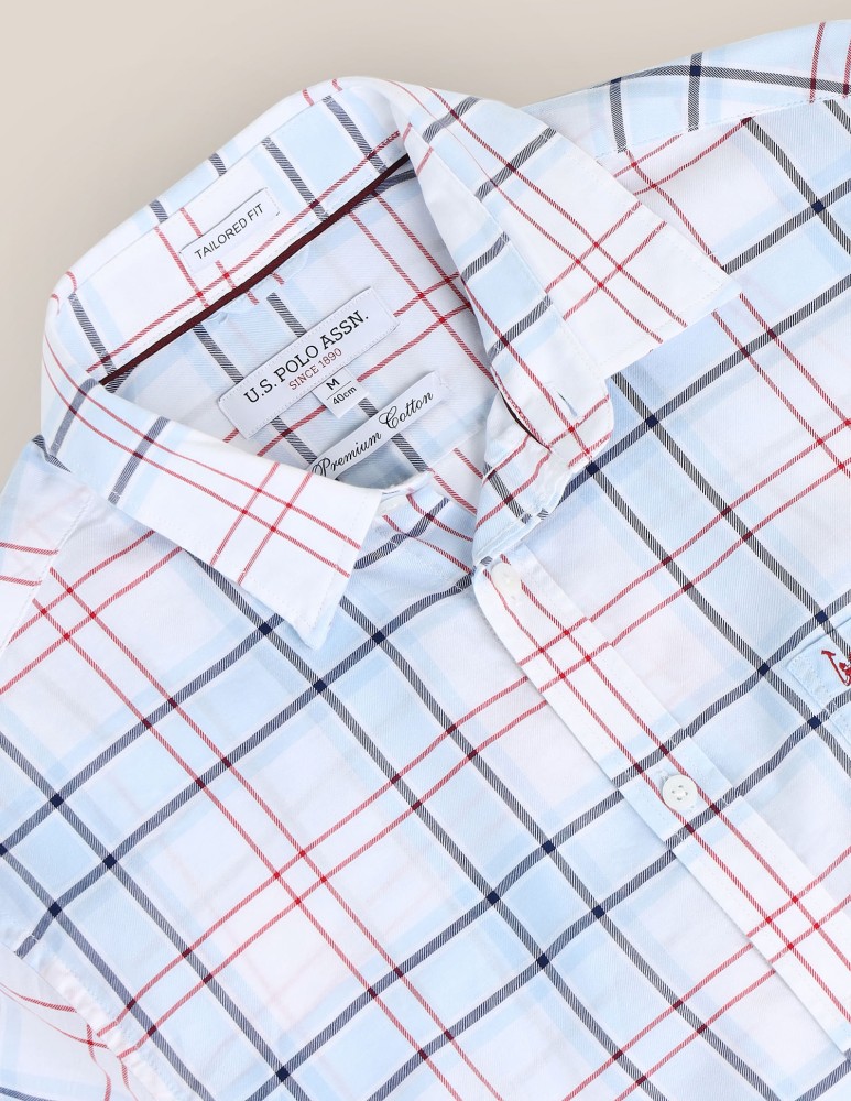 Buy U.S. Polo Assn. Premium Cotton Plaid Check Shirt 