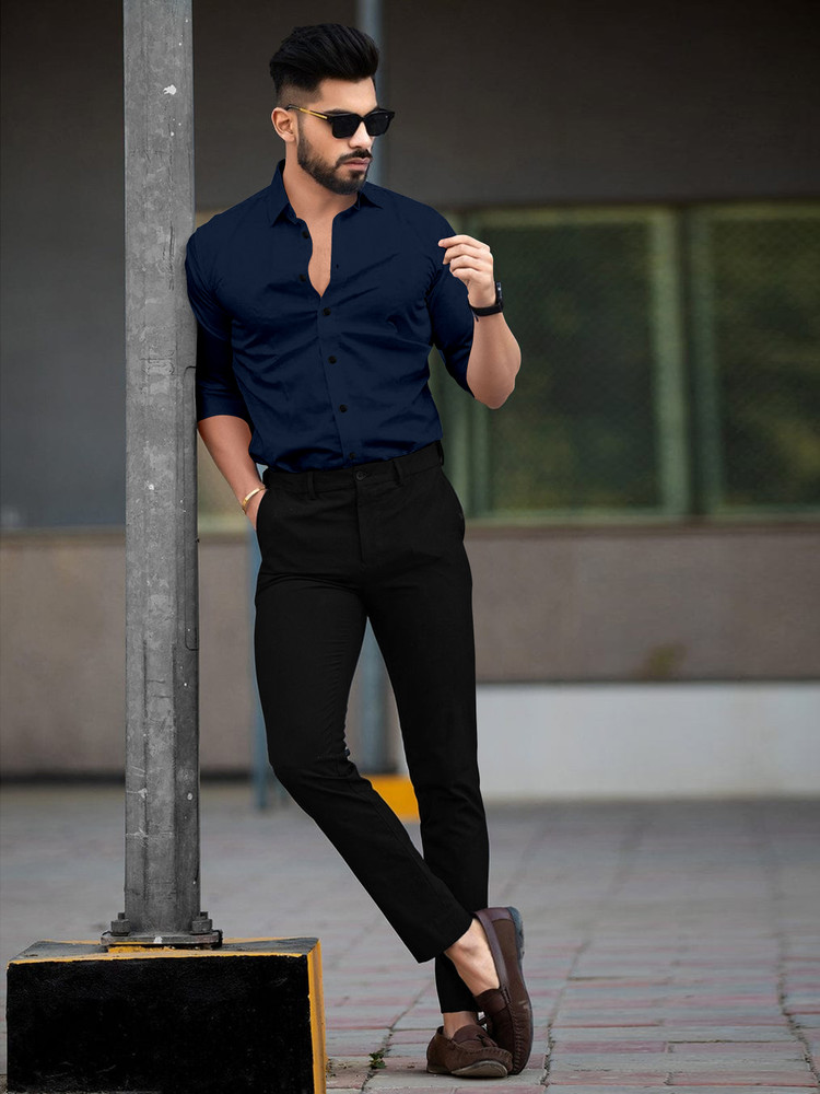 Blue formal 2025 pant shirt combination