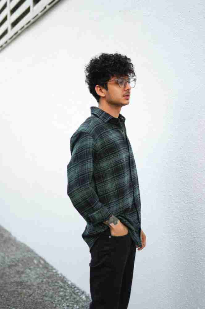 Green flannel outlet outfit