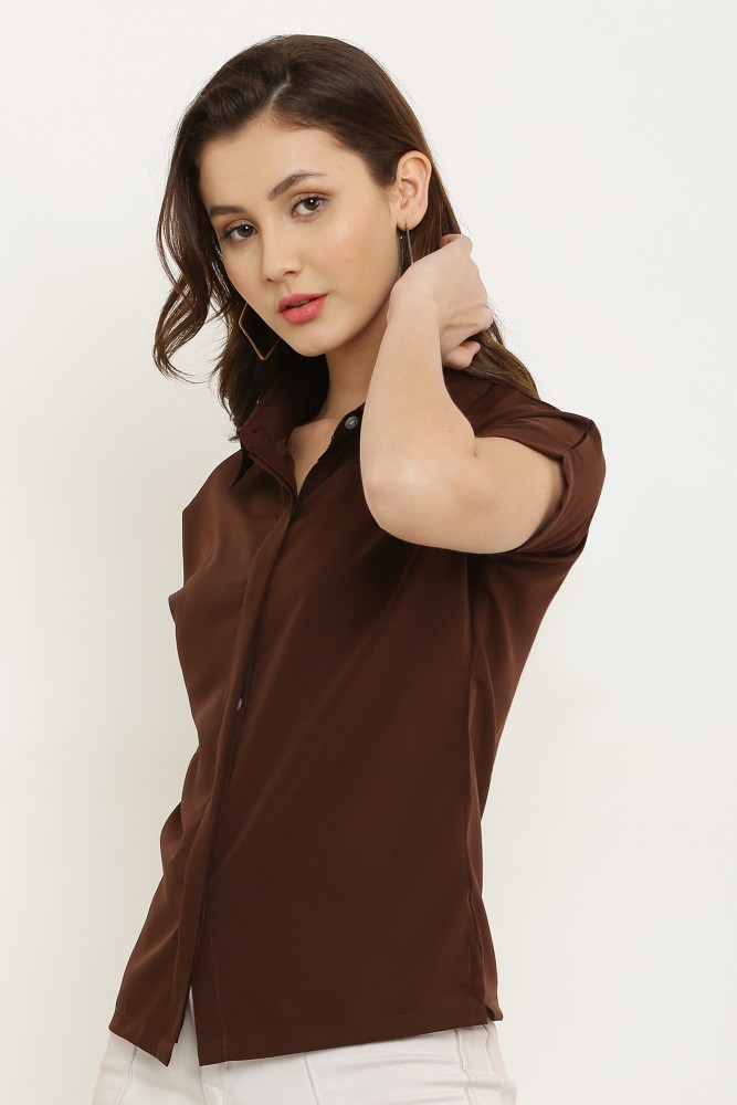 Buy online Women's Plain Crew Neck T-shirt from western wear for Women by  The Fashion Hub for ₹500 at 50% off