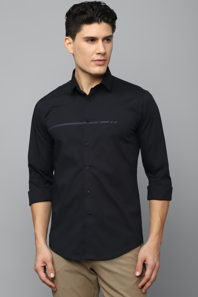 Louis philippe black store shirt