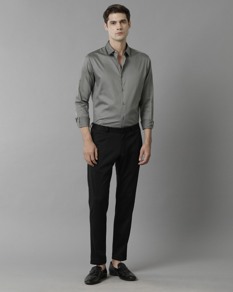 The collection Men Solid Formal Grey Shirt Buy The collection Men Solid Formal Grey Shirt Online at Best Prices in India Flipkart