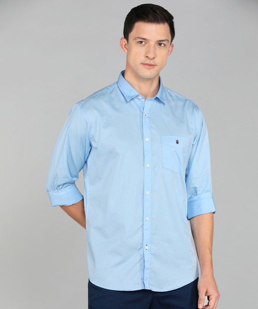 Louis Philippe Casual Shirts : Buy Louis Philippe Men Blue Slim