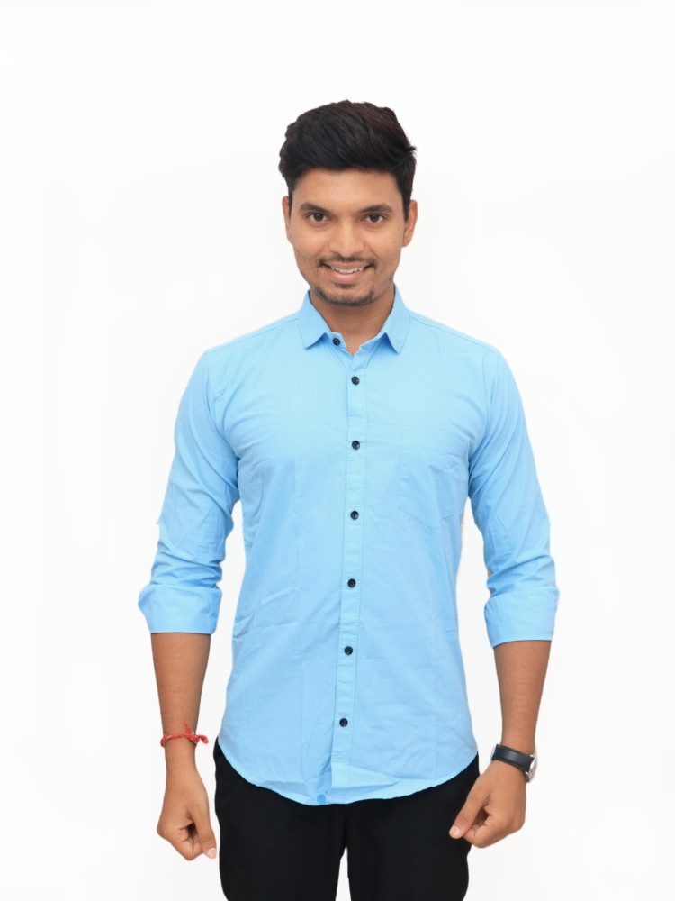 plane blue shirt