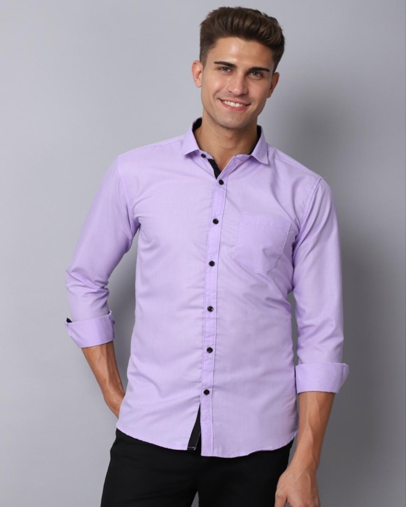 violet shirt mens