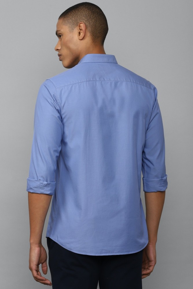 Allen Solly Men's Solid Slim Fit Shirt (ASSFQSPPR51632_Blue : :  Clothing & Accessories