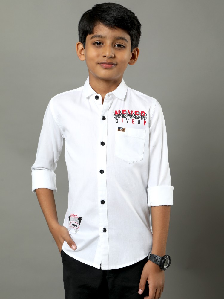 White shirt for outlet boys