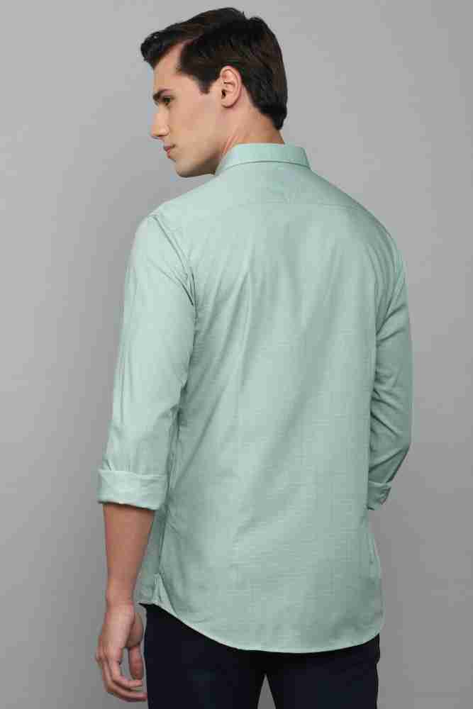 Buy Louis Philippe Green Shirt Online - 747162