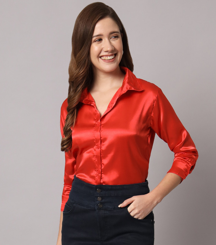 ladies shirt red colour