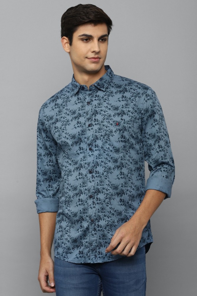 Louis Philippe Casual Shirts : Buy Louis Philippe Men Blue Slim