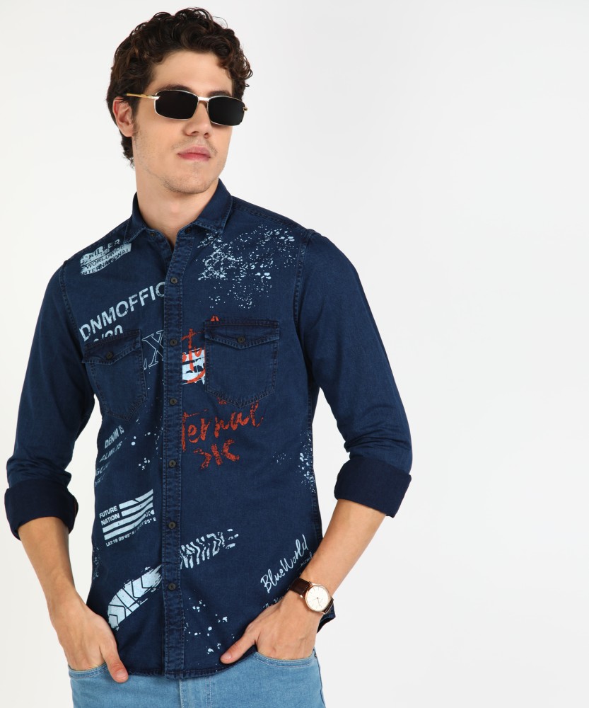 Jeans shirt for hot sale mens flipkart