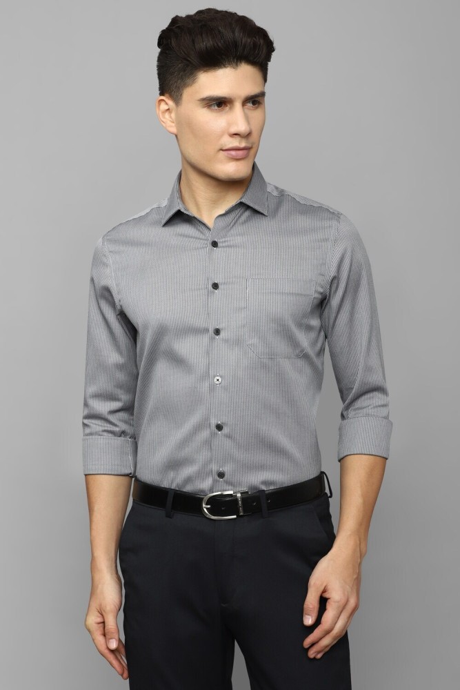 LOUIS PHILIPPE Men Printed Formal Grey Shirt - Buy LOUIS PHILIPPE Men  Printed Formal Grey Shirt Online at Best Prices in India