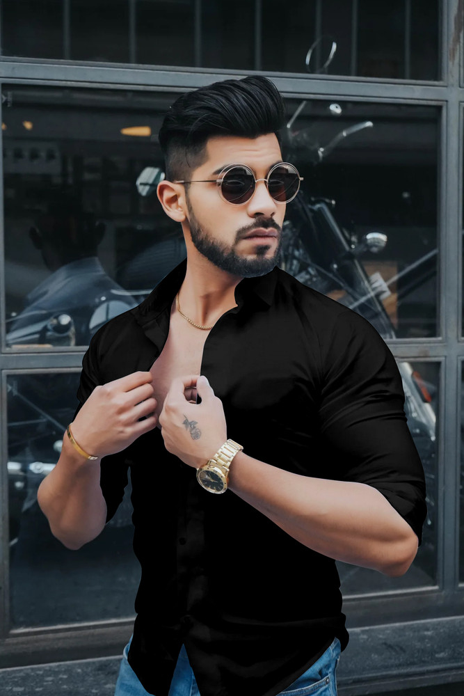 Black shirt for store boys