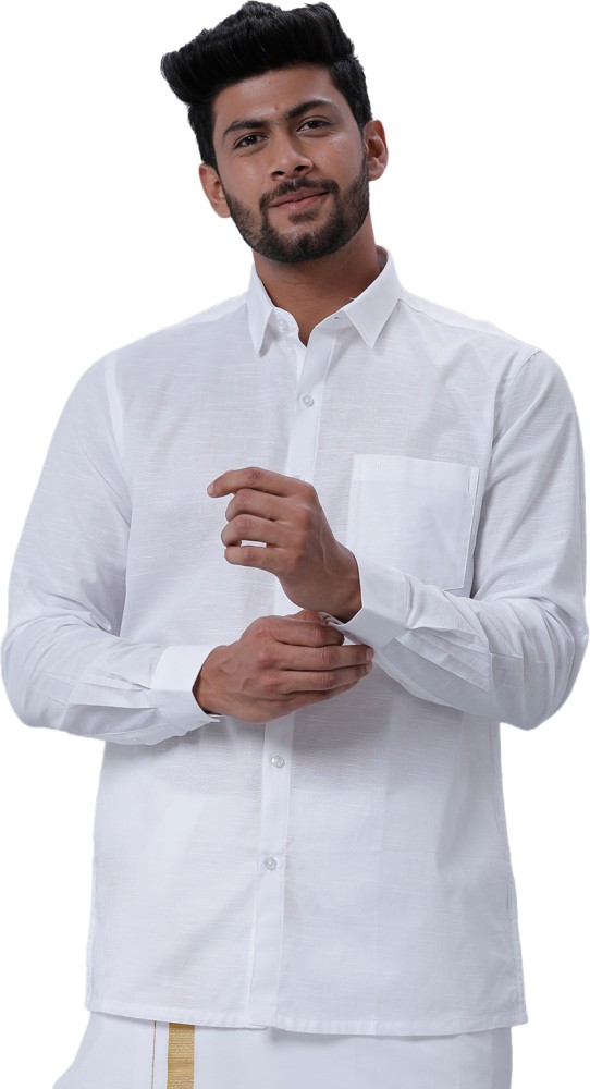 ramraj cotton white shirts price