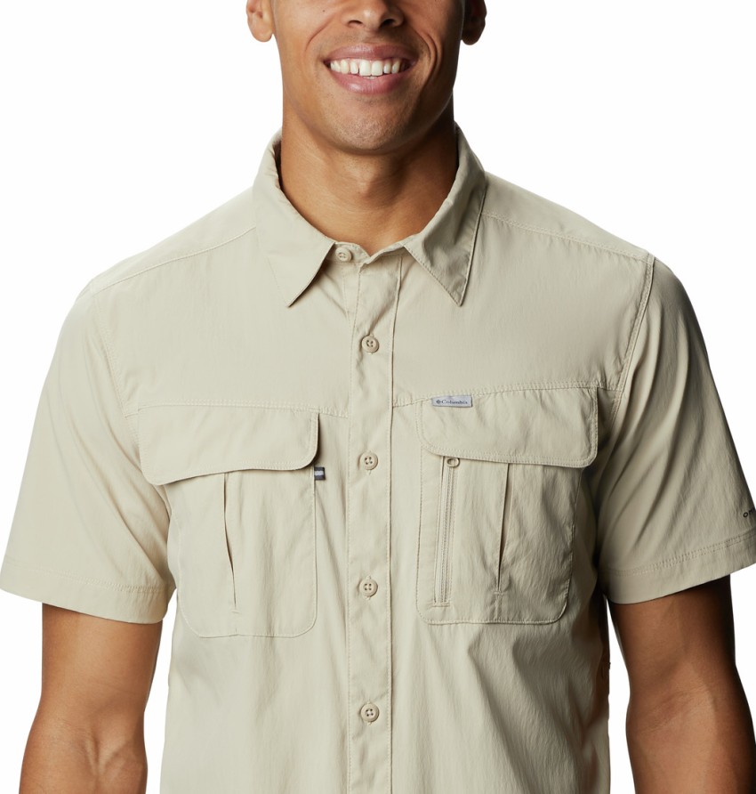 Columbia Sportswear Men Solid Casual Brown Shirt - Buy Columbia
