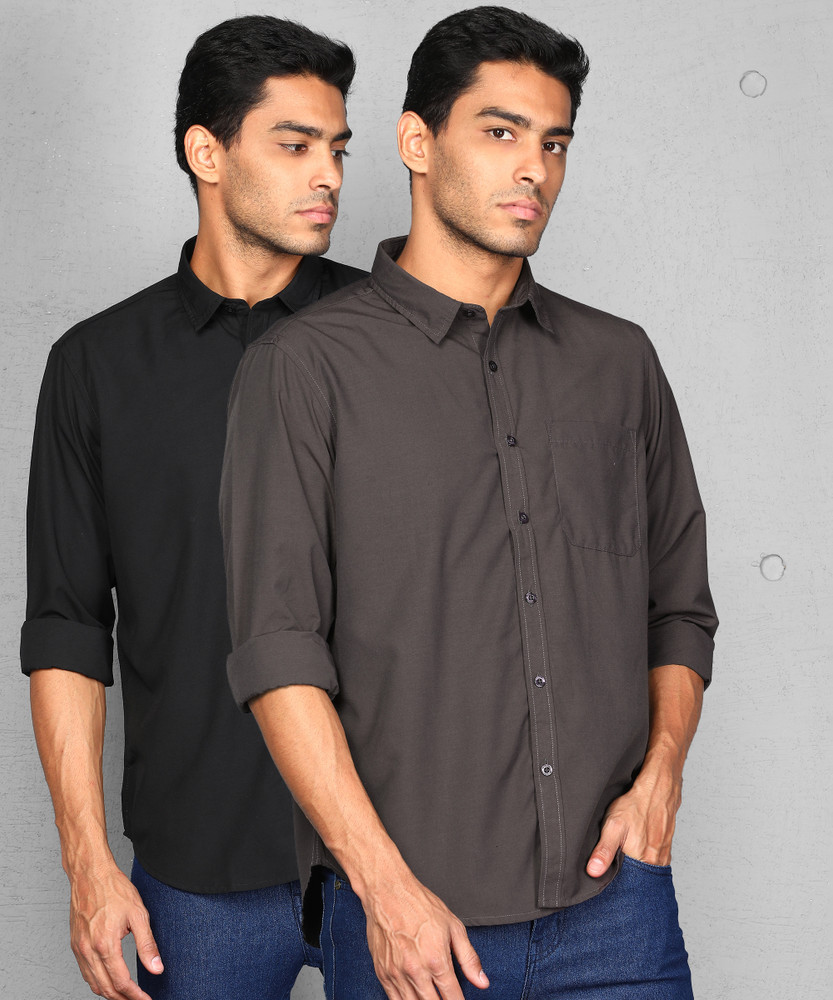 METRONAUT by Flipkart Men Solid Casual Multicolor Shirt Buy