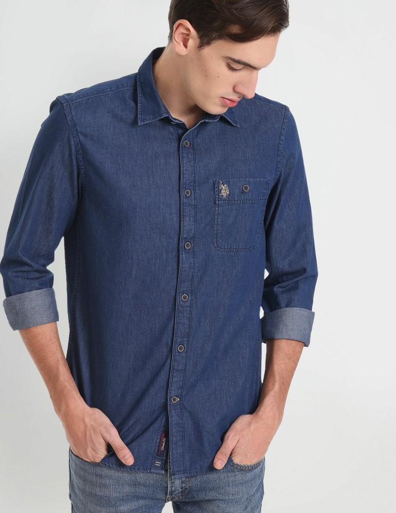 Denim shirts deals flipkart